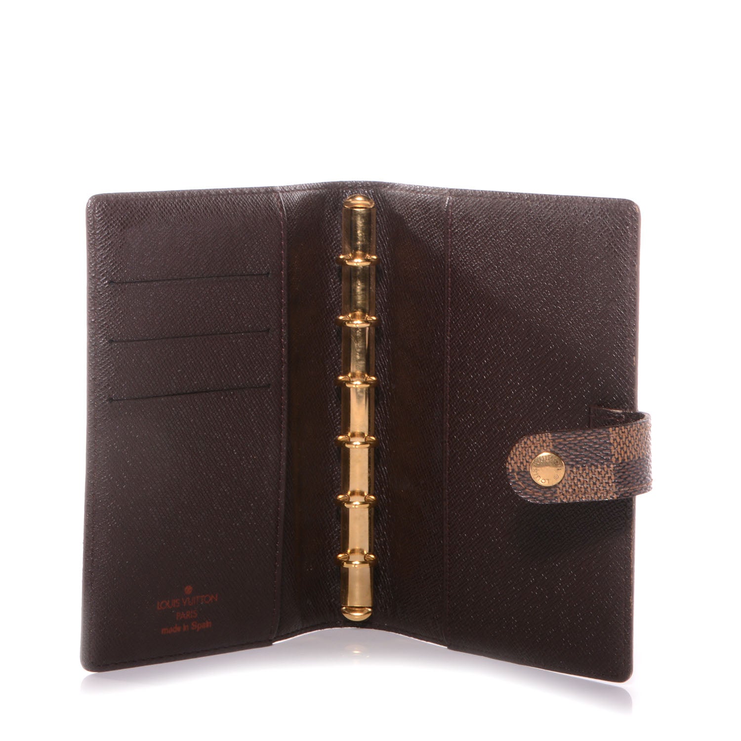 Louis Vuitton Damier Ebene Small Ring Agenda 5 of 7