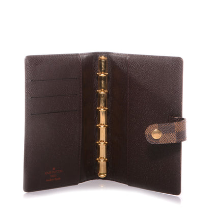 Louis Vuitton Damier Ebene Small Ring Agenda 5 of 7