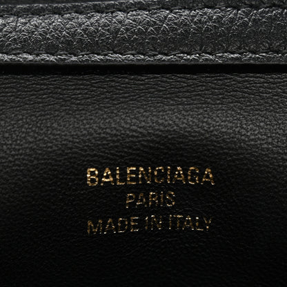 Balenciaga Natural Smooth Calfskin Mini Rodeo Top Handle Handbag Black 6 of 10