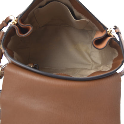 Chloe Suede Calfskin Small Faye Backpack Tan 4 of 14