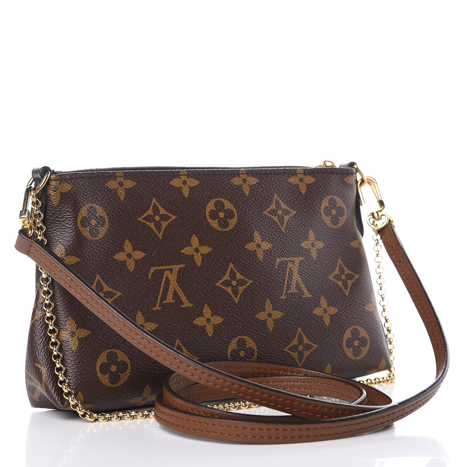 Louis Vuitton Monogram Pallas Clutch Black 3 of 11