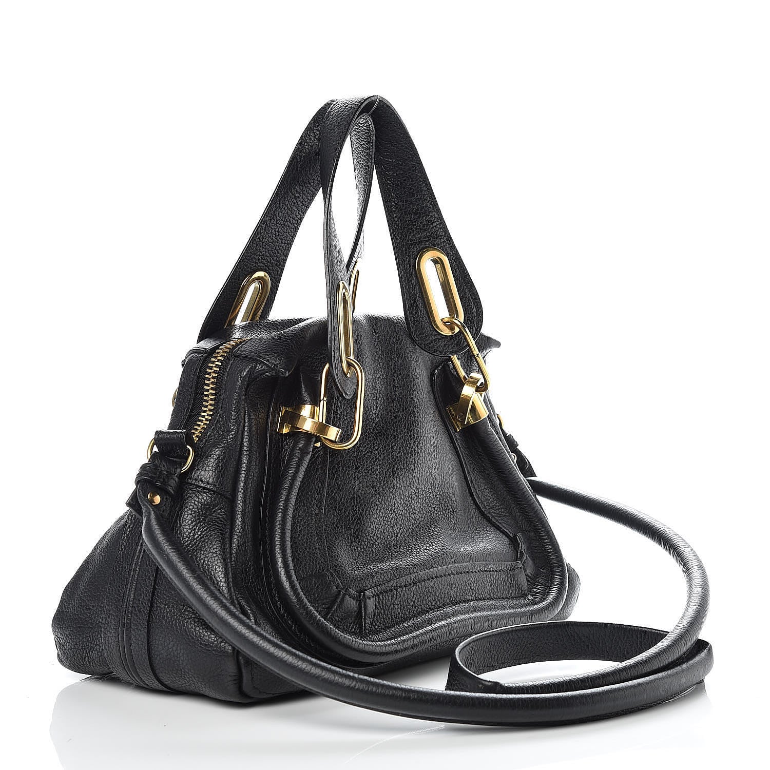 Chloe Calfskin Small Paraty Black 4 of 9