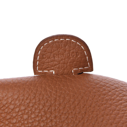 Hermes Taurillon Clemence Evelyne III PM Gold 7 of 11