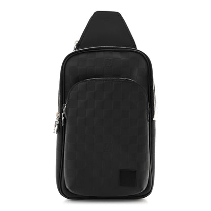 Louis Vuitton Damier Infini Avenue Sling Bag NM Onyx 1 of 9