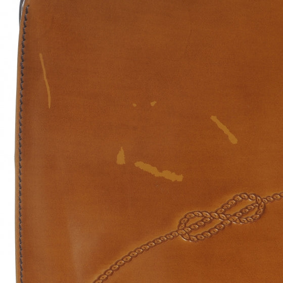 Prada Spazzolato Logo Print Framed Bag Ambra 8 of 8