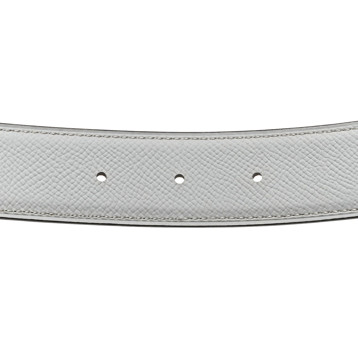 Epsom 32mm Belt Strap 115 46 White Gold