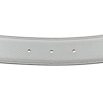 Hermes Epsom 32mm Belt Strap 115 46 White Gold 5 of 7