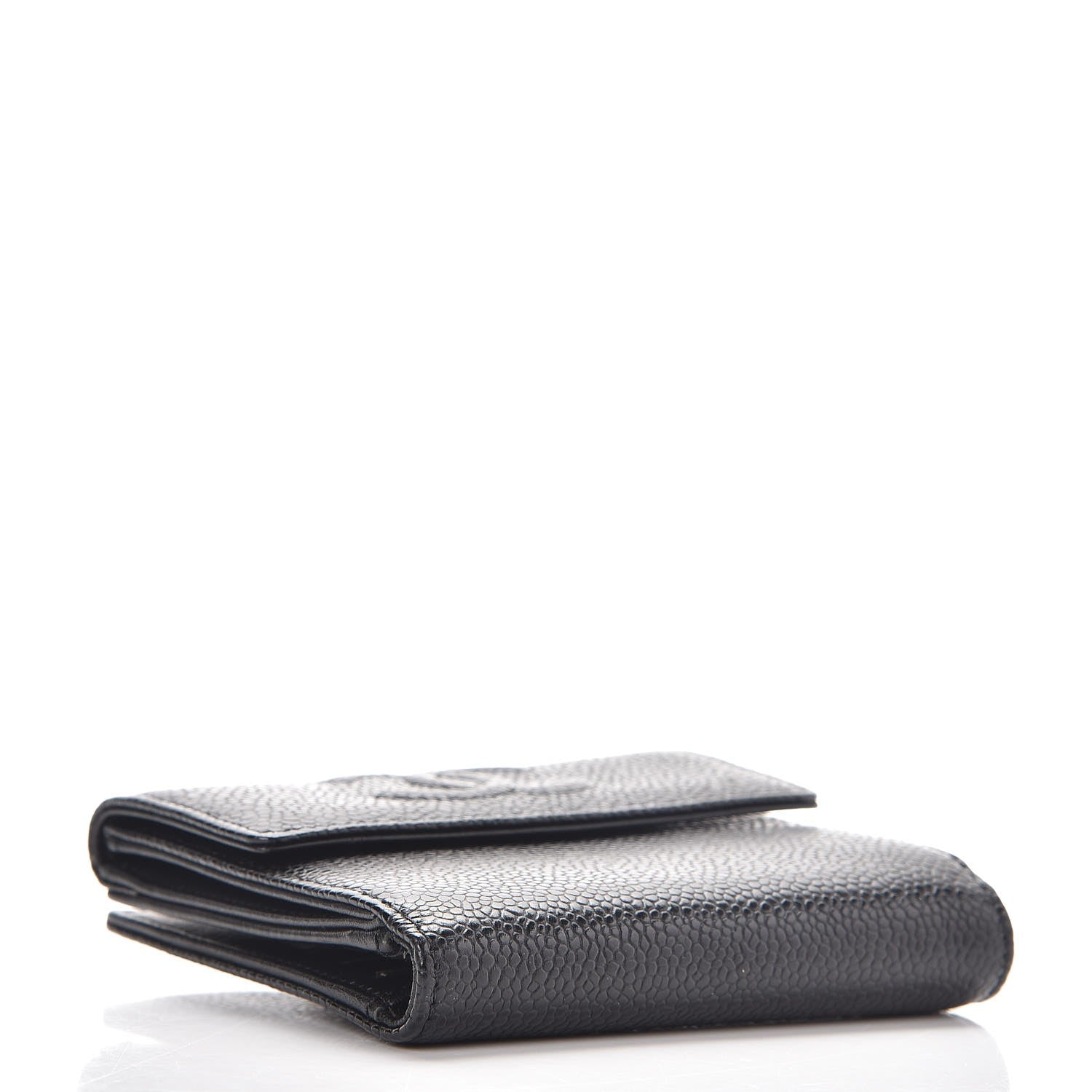 Chanel Caviar Timeless CC Compact Flap Wallet Black 4 of 8