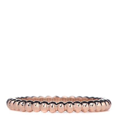 Van Cleef & Arpels 18K Rose Gold Small Perlee Ring 49 4.75 3 of 4