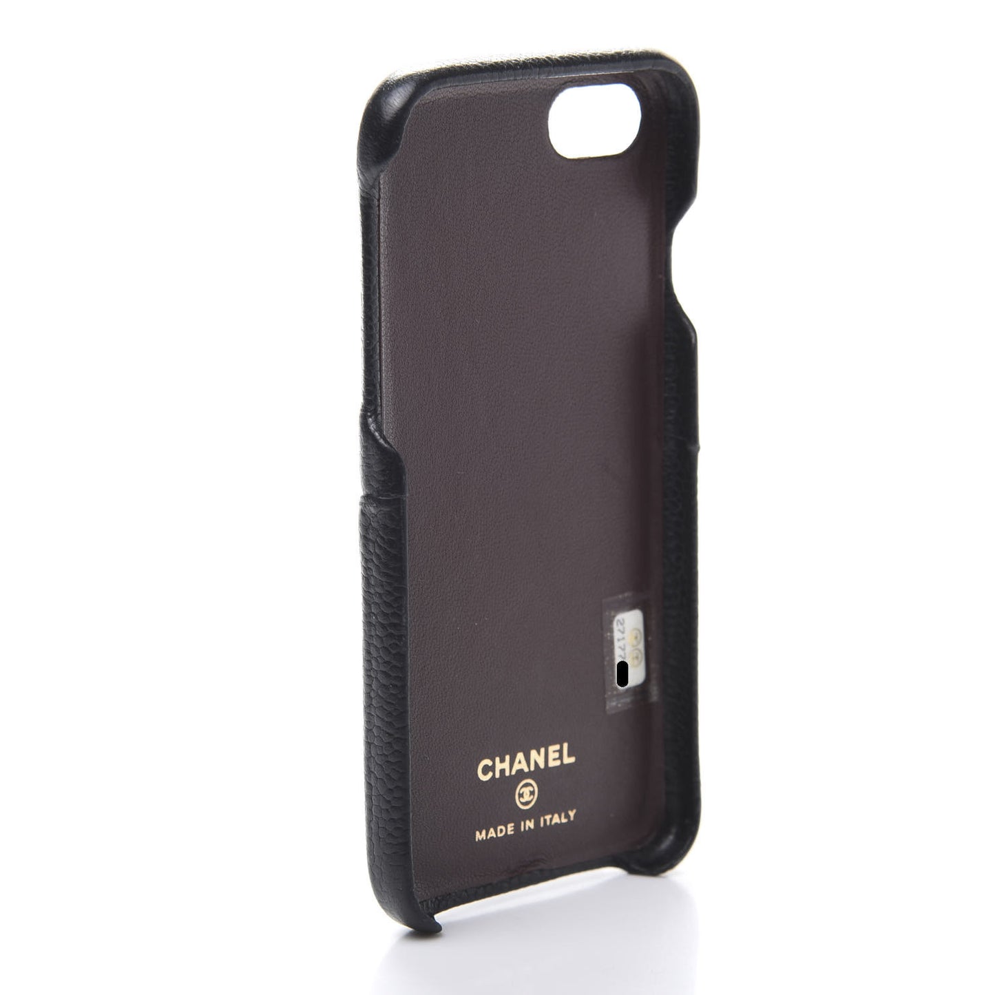Caviar Quilted iPhone 7/8 Coco Tech Case Black