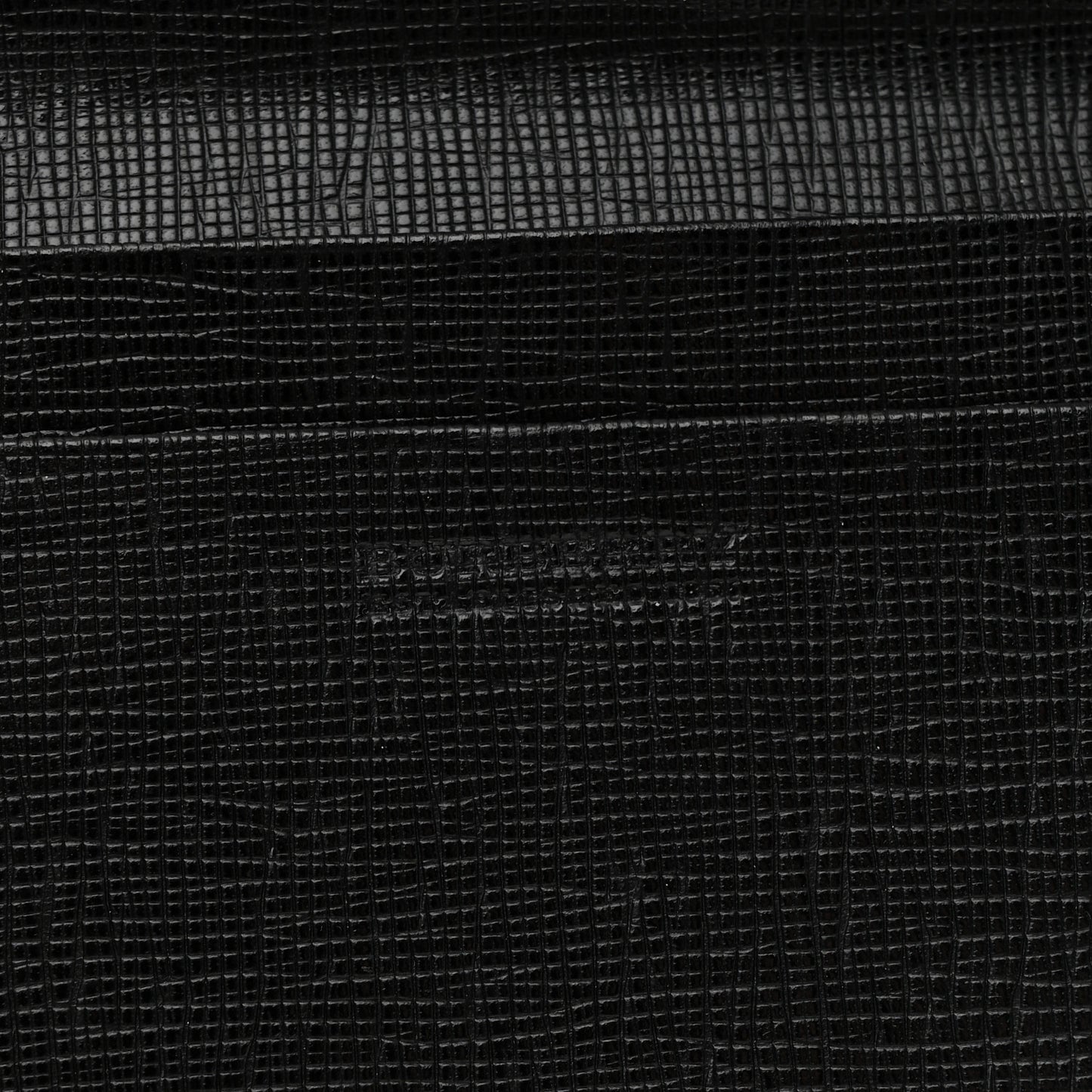 House Check Flap Wallet Black