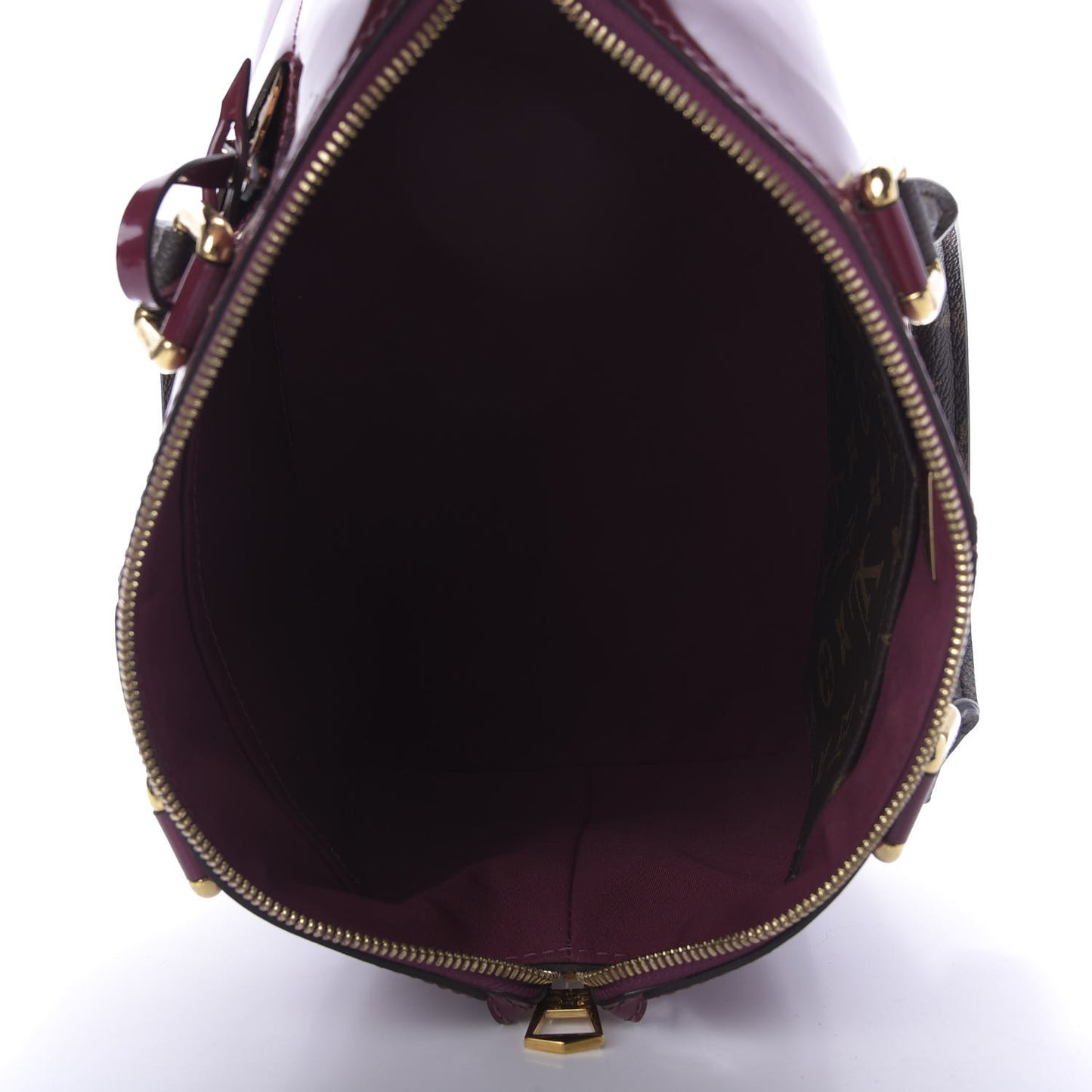Patent Calfskin Miroir Tote Magenta