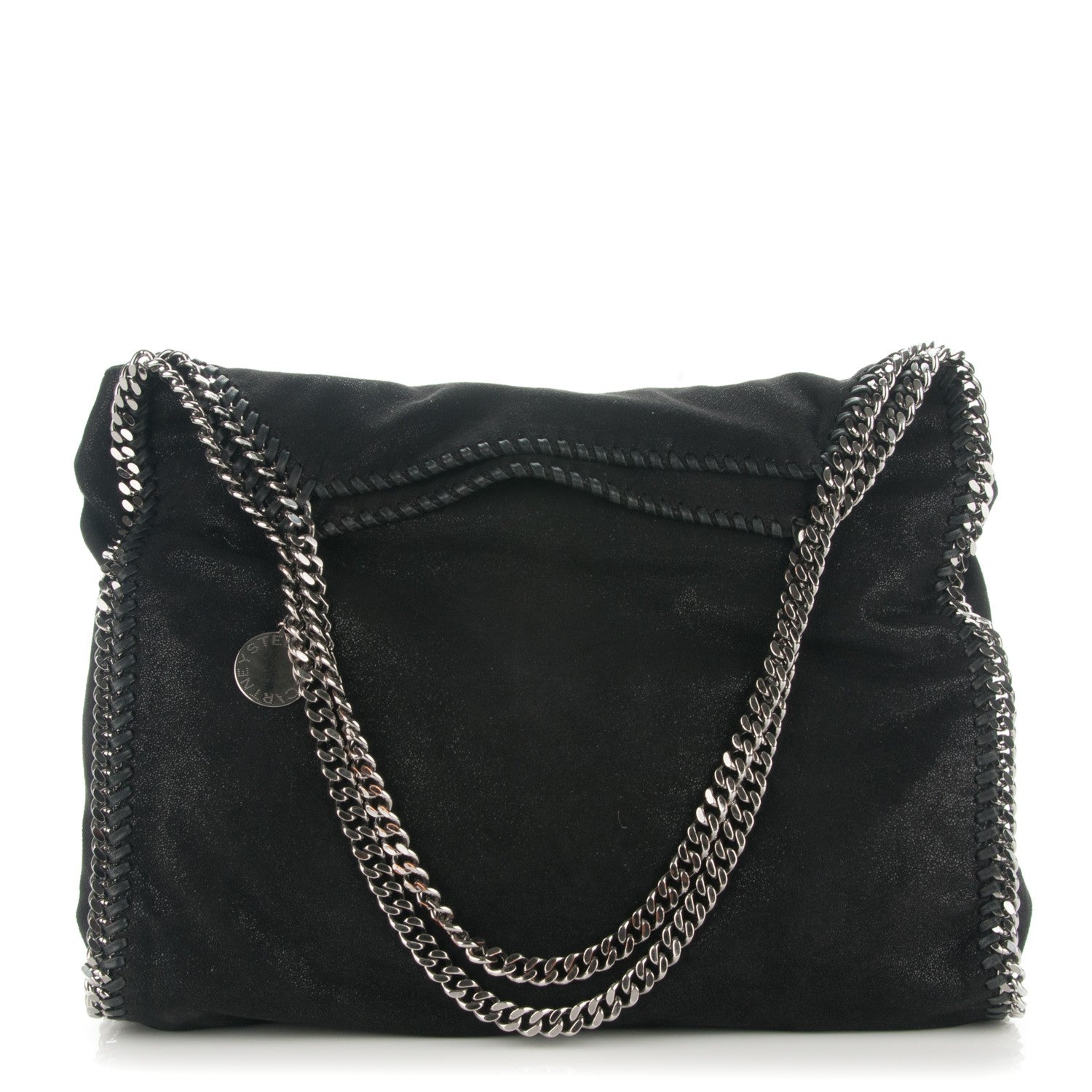 Stella McCartney Shaggy Deer Big Falabella Tote Black 1 of 8