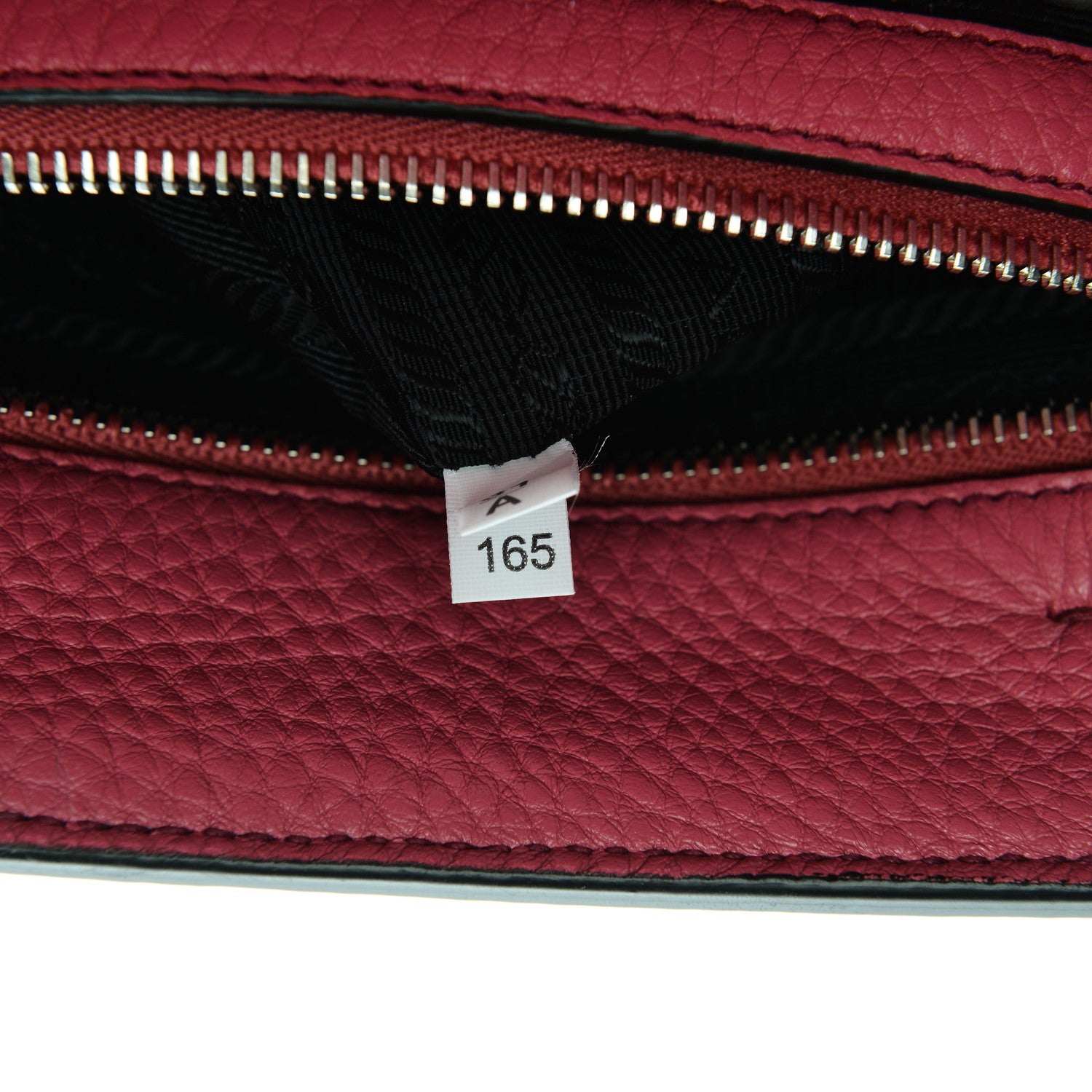 Prada Vitello Daino Tote Peonia 7 of 8