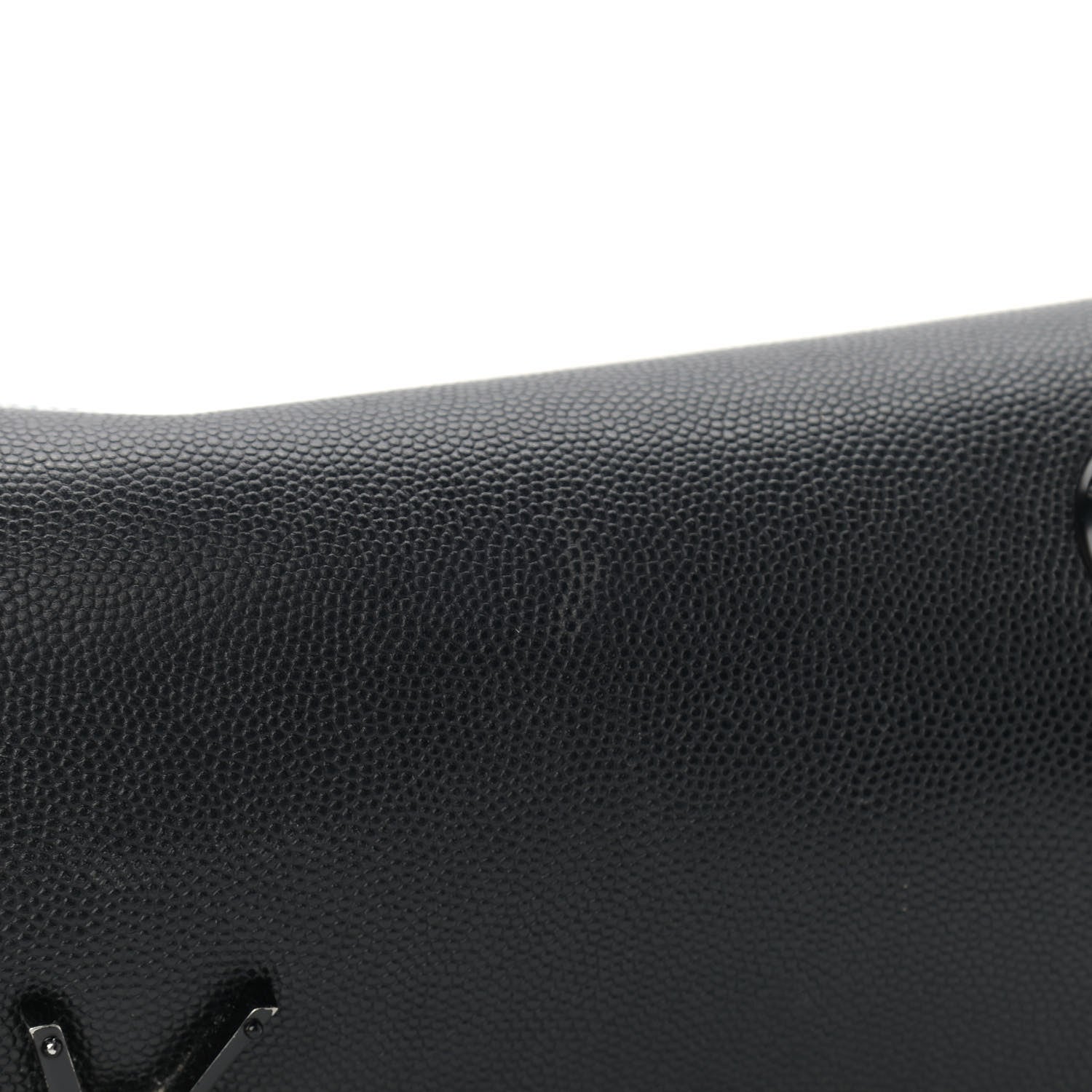 Saint Laurent Grain De Poudre Medium West Hollywood Monogram Fold-Over Black 11 of 18