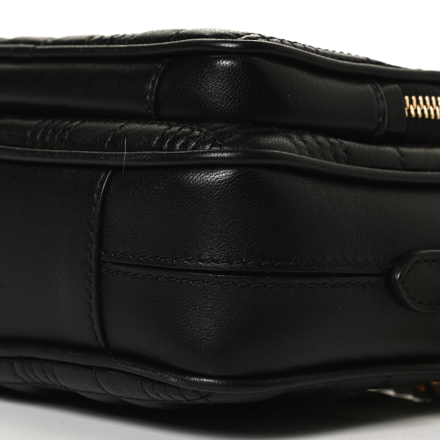 Burberry Lambskin Quilted Mini Camera Bag Black 9 of 11