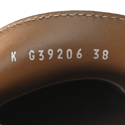 Chanel Calfskin CC Platform Loafers 38 Beige 8 of 8