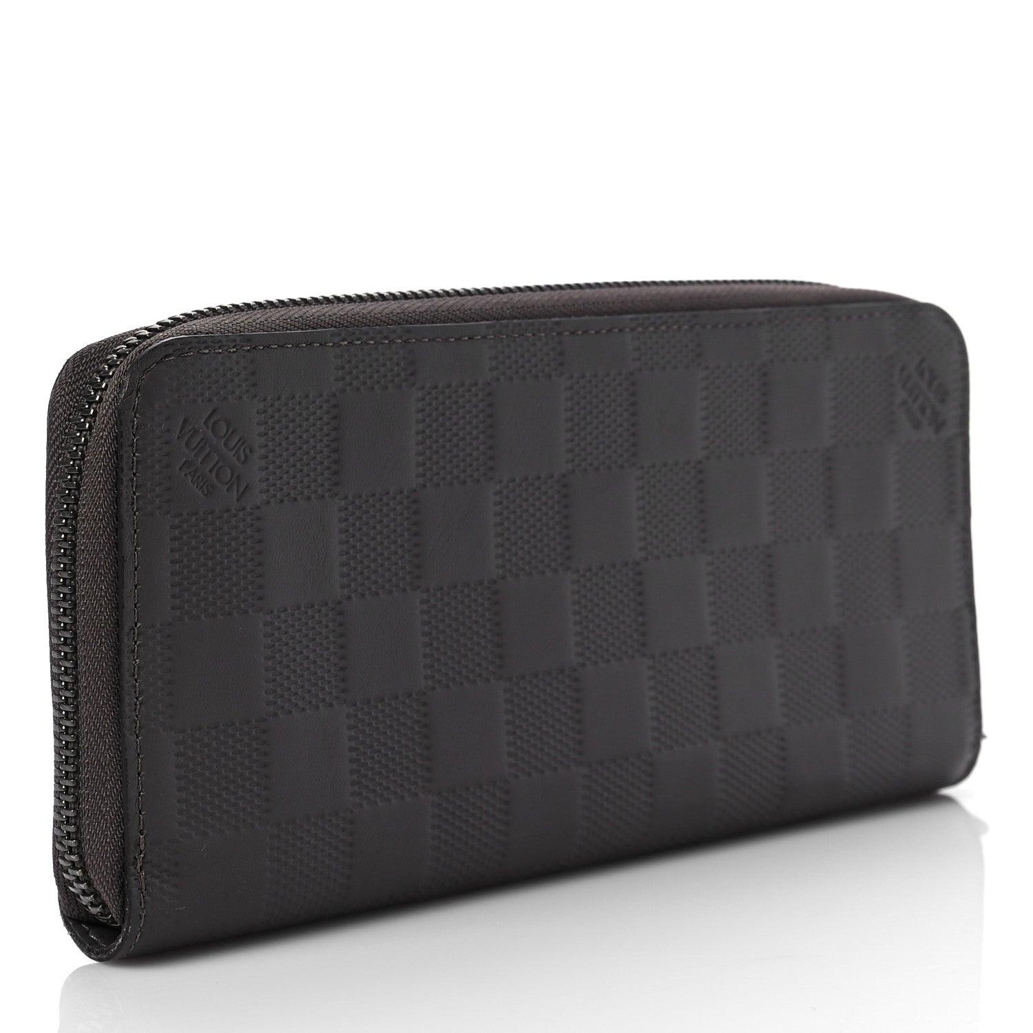 Louis Vuitton Damier Infini Zippy Vertical Wallet Granit 3 of 7