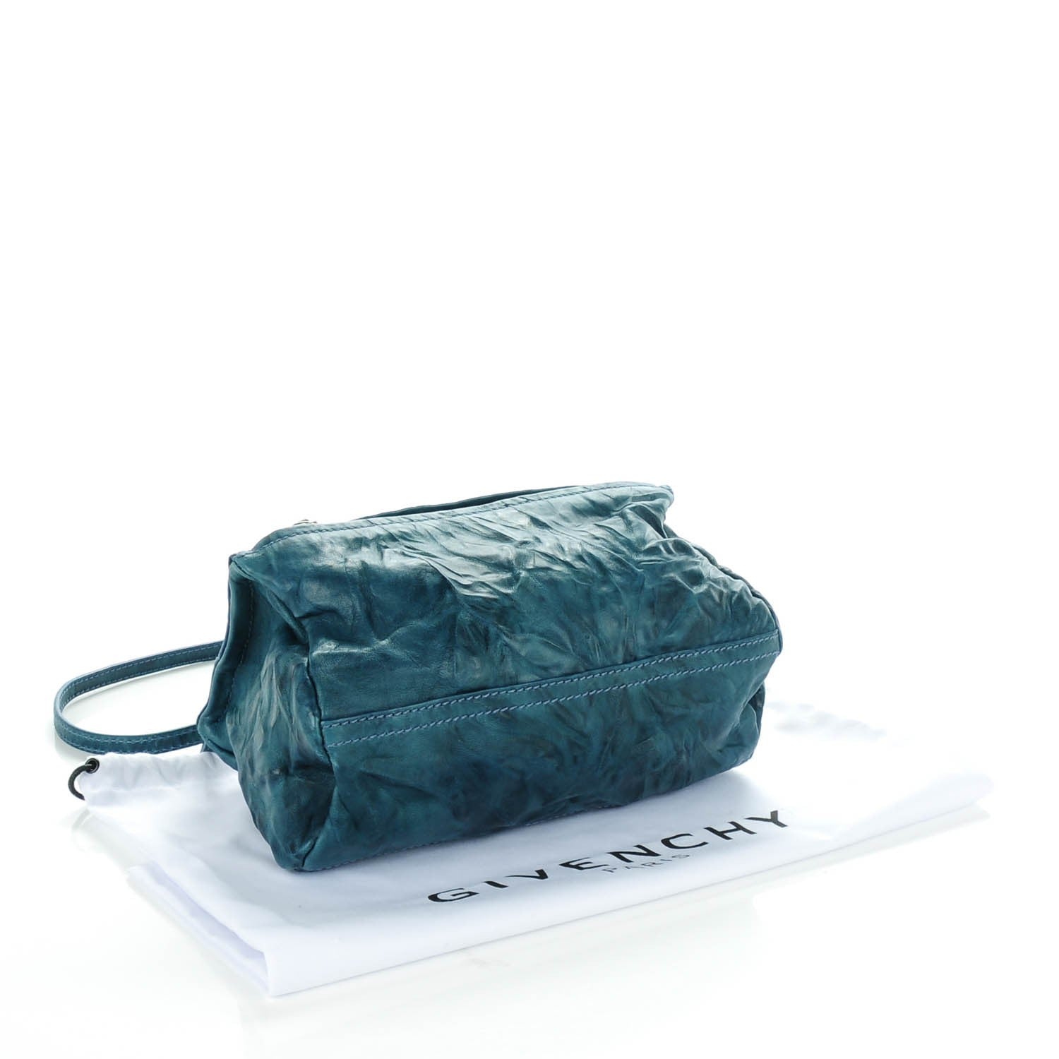 Givenchy Tumbled Sheepskin Mini Pandora Mineral Blue 4 of 7