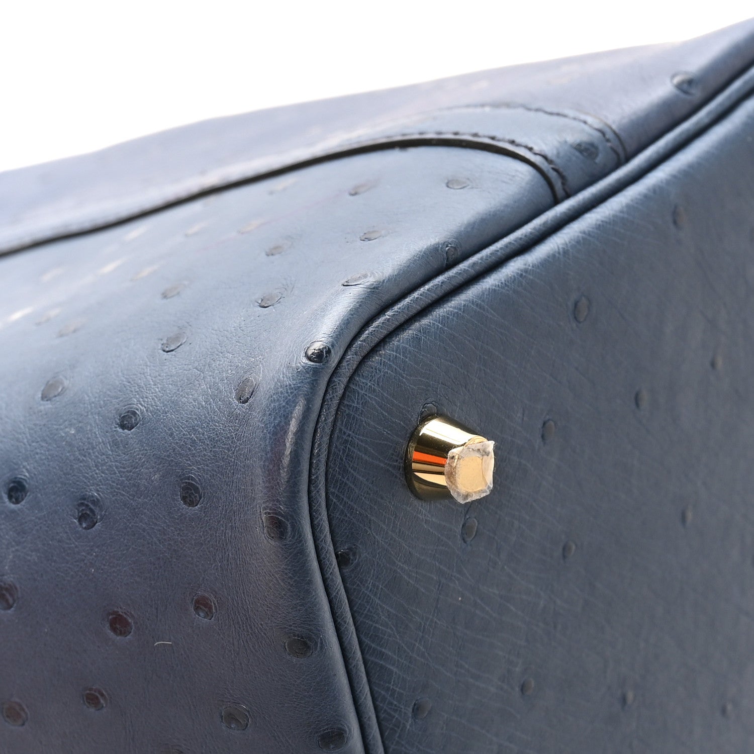 Hermes Ostrich Picotin Lock 18 Bleu Roi 12 of 14