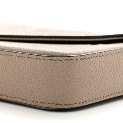 Louis Vuitton Empreinte Monogram Giant Felicie Pochette Tourterelle Creme 9 of 9