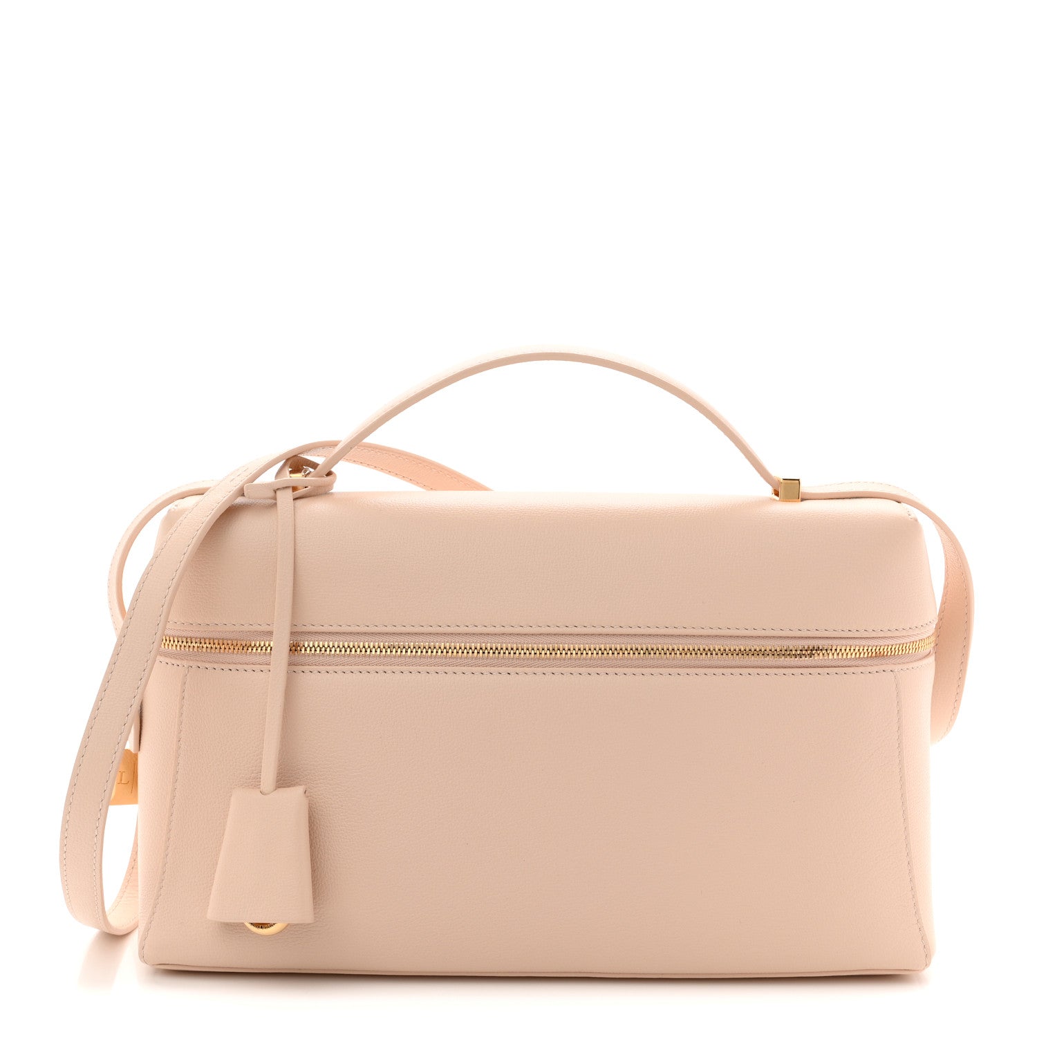 【超高級】Loro Piana ストライプ トレンチコート 42 ピンクベージュ Extra Bag L27 Calfskin Creamed Honey/Sun Gold | Shoulder Bags Loro
