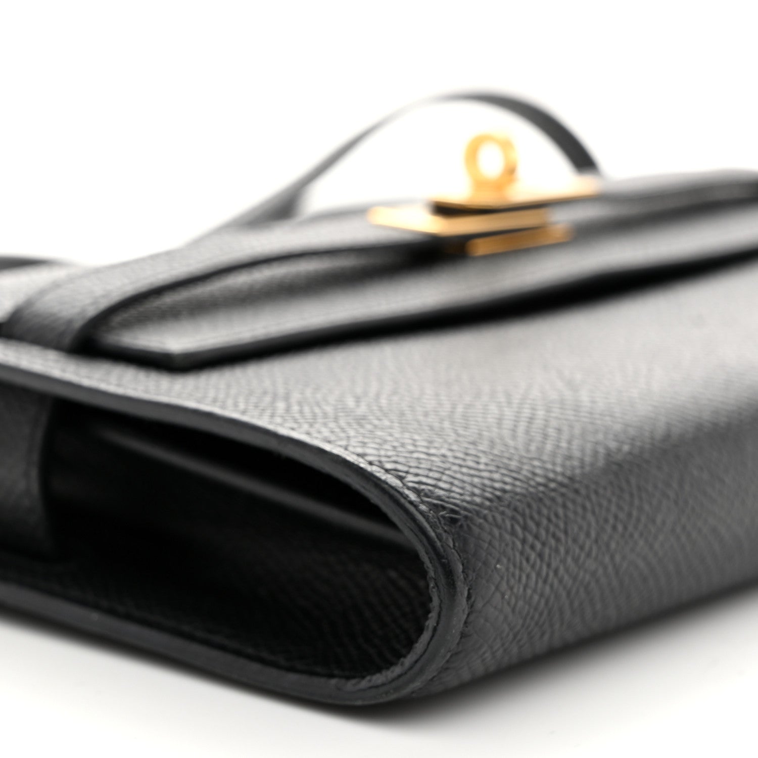 Hermes Epsom Kelly Wallet To Go Black 8 of 9