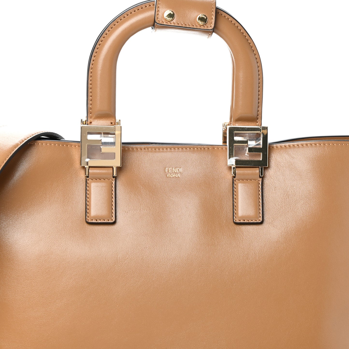 Vitello Glacier Medium FF Tote Nocciola