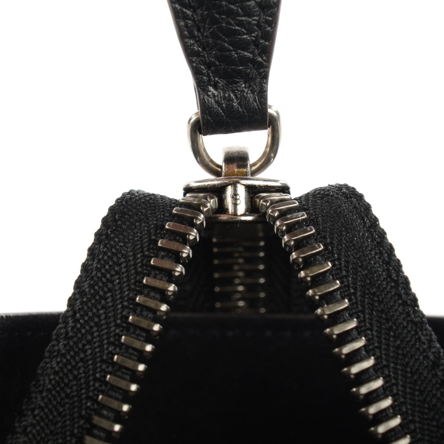 Celine Drummed Calfskin Mini Luggage Black 8 of 8