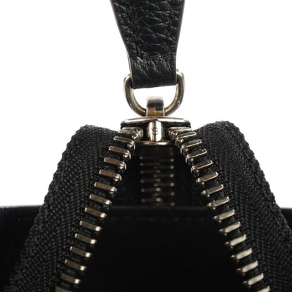 Celine Drummed Calfskin Mini Luggage Black 8 of 8