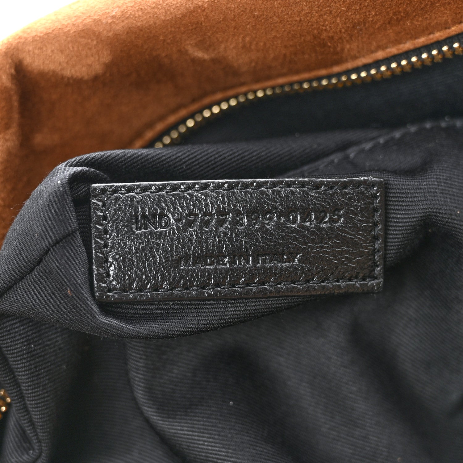 Saint Laurent Suede Large Calypso Caramel Cognac 7 of 10
