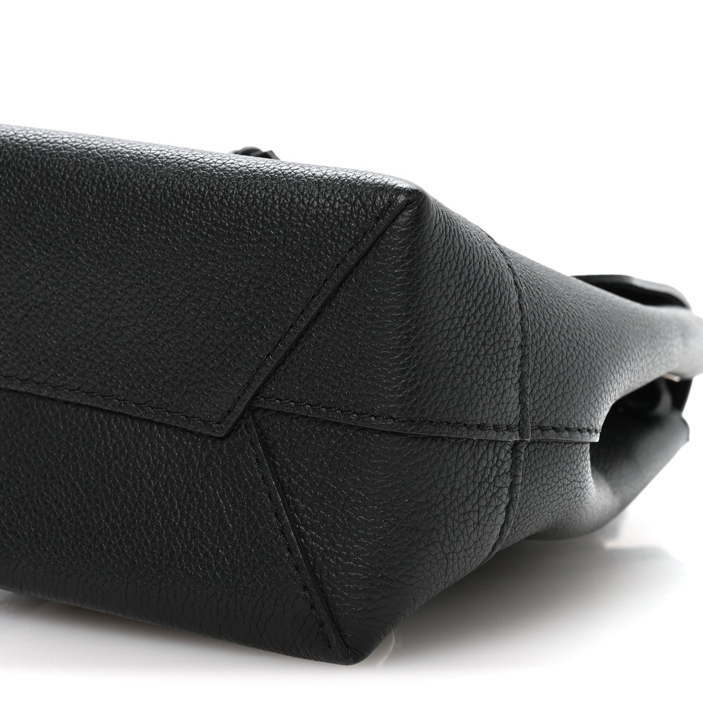 Calfskin Lockme Mini Backpack Black