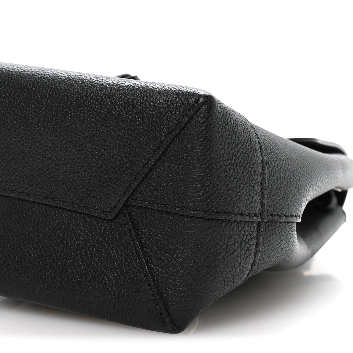 Louis Vuitton Calfskin Lockme Mini Backpack Black 9 of 9