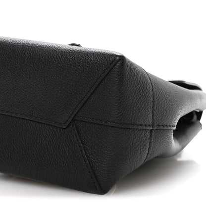 Louis Vuitton Calfskin Lockme Mini Backpack Black 9 of 9