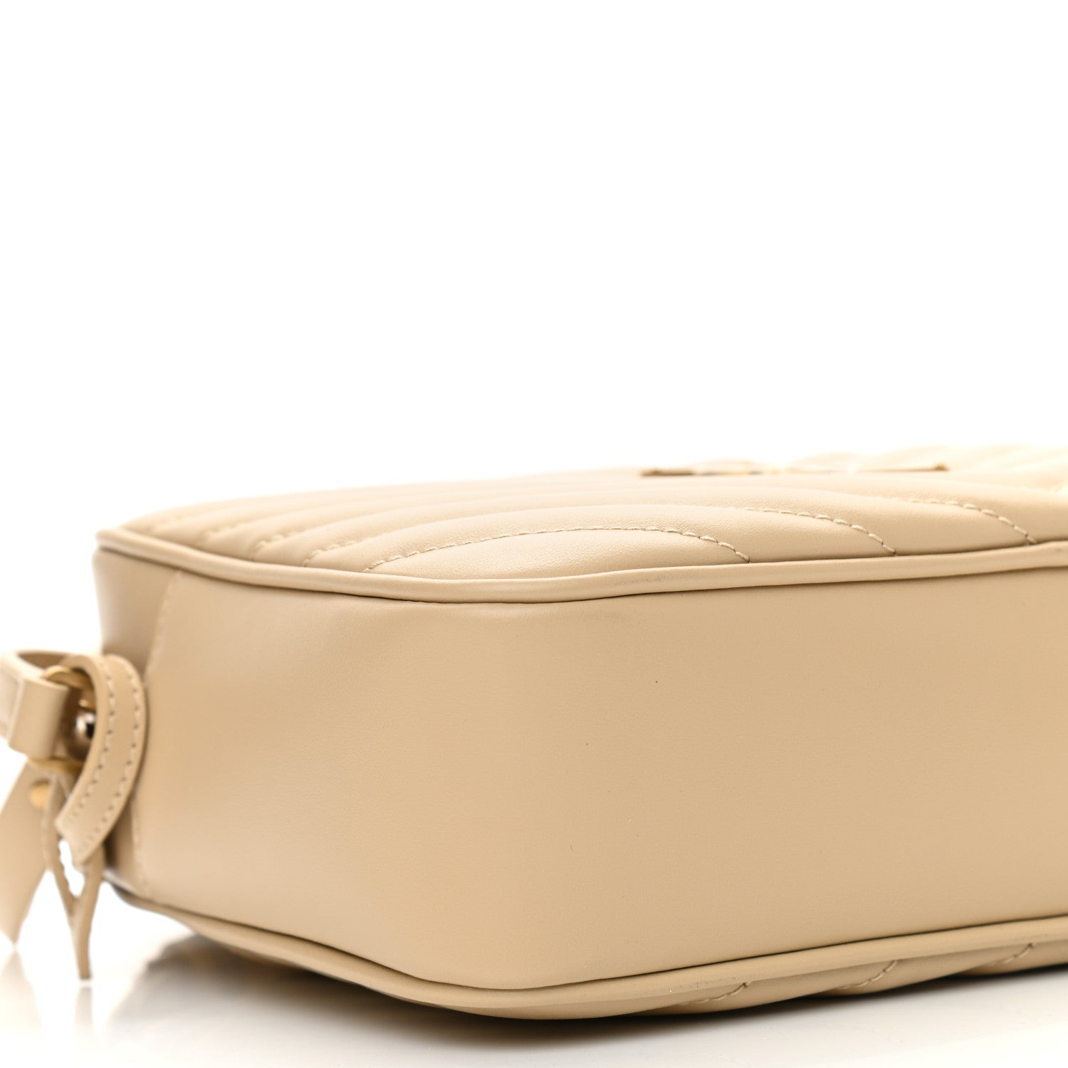 Saint Laurent Calfskin Matelasse Monogram Lou Camera Bag Ivoire Naturel 9 of 10