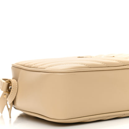 Saint Laurent Calfskin Matelasse Monogram Lou Camera Bag Ivoire Naturel 9 of 10