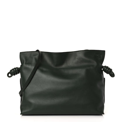 Loewe Calfskin Small Flamenco Knot Bag Khaki 1 of 9