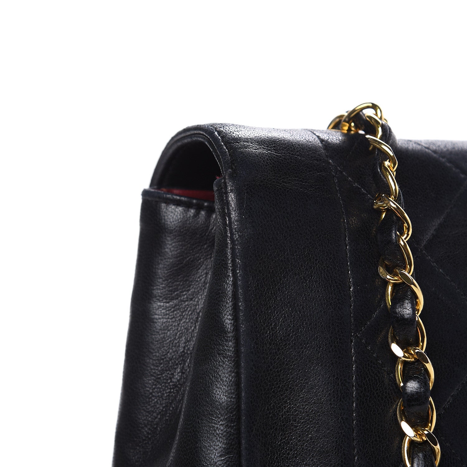 Chanel Lambskin Quilted Small Single Flap Black 12 of 17