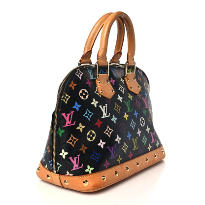 Louis Vuitton Monogram Multicolor Alma Black 3 of 8