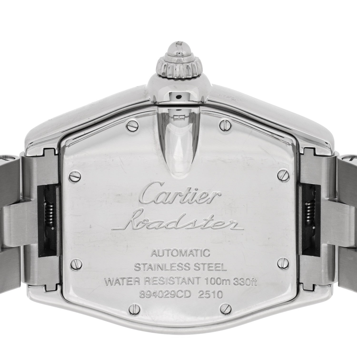 Cartier Stainless Steel 37mm Roadster Automatic Watch 4 of 4