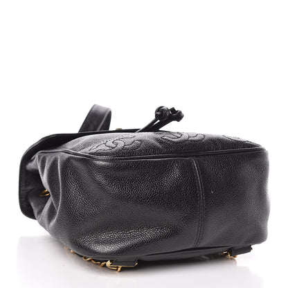 Chanel Caviar CC Backpack Black 4 of 10