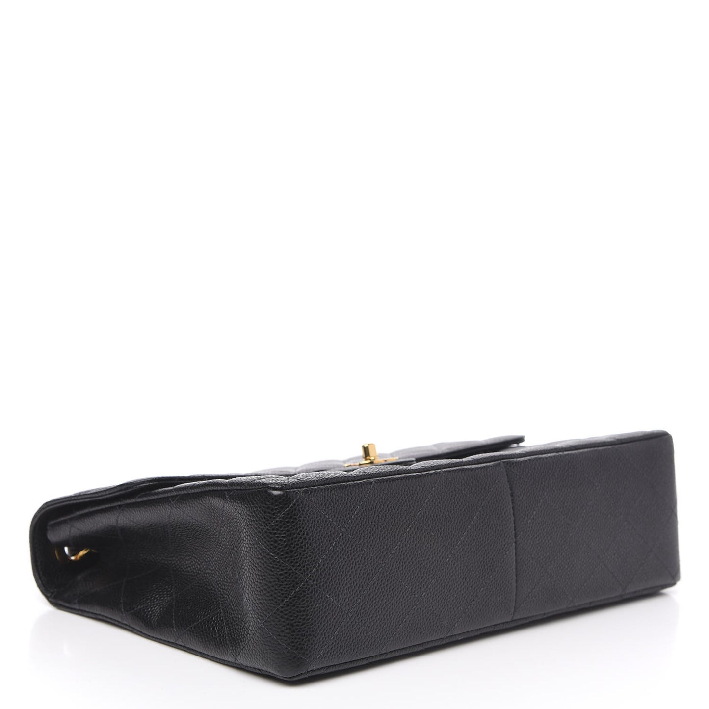 Caviar Quilted Jumbo Single Flap Black