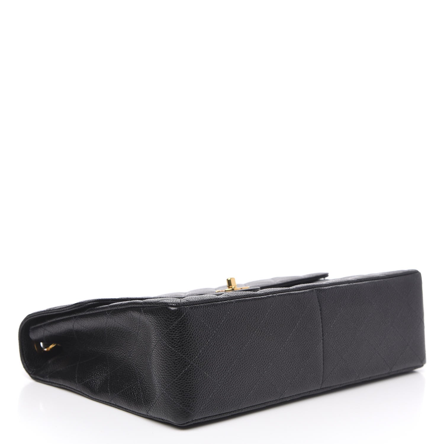 Chanel Caviar Quilted Jumbo Single Flap Black 4 of 11