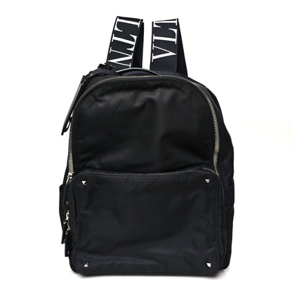 Valentino Garavani Nylon Rockstud Backpack Black 1 of 9
