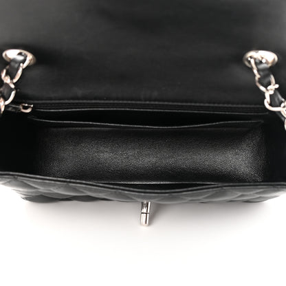 Chanel Lambskin Quilted Mini Rectangular Flap Black 5 of 13