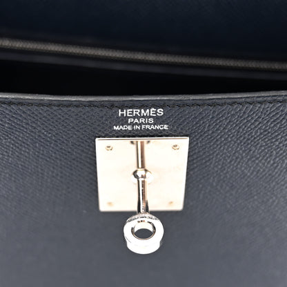 Hermes Epsom Kelly Sellier 28 Bleu Indigo 6 of 10