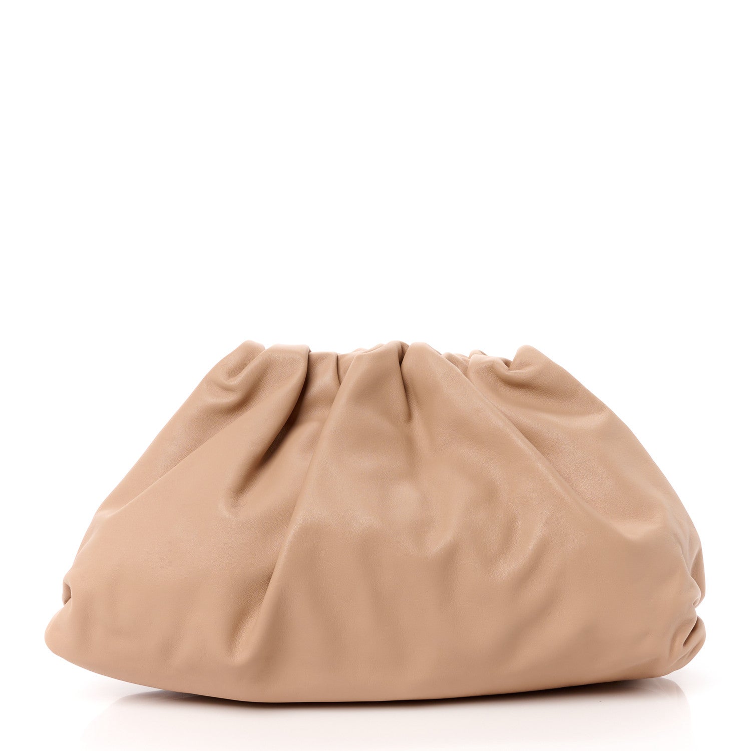 Bottega Veneta Smooth Butter Calf The Pouch Oversized Clutch Nude 1 of 11
