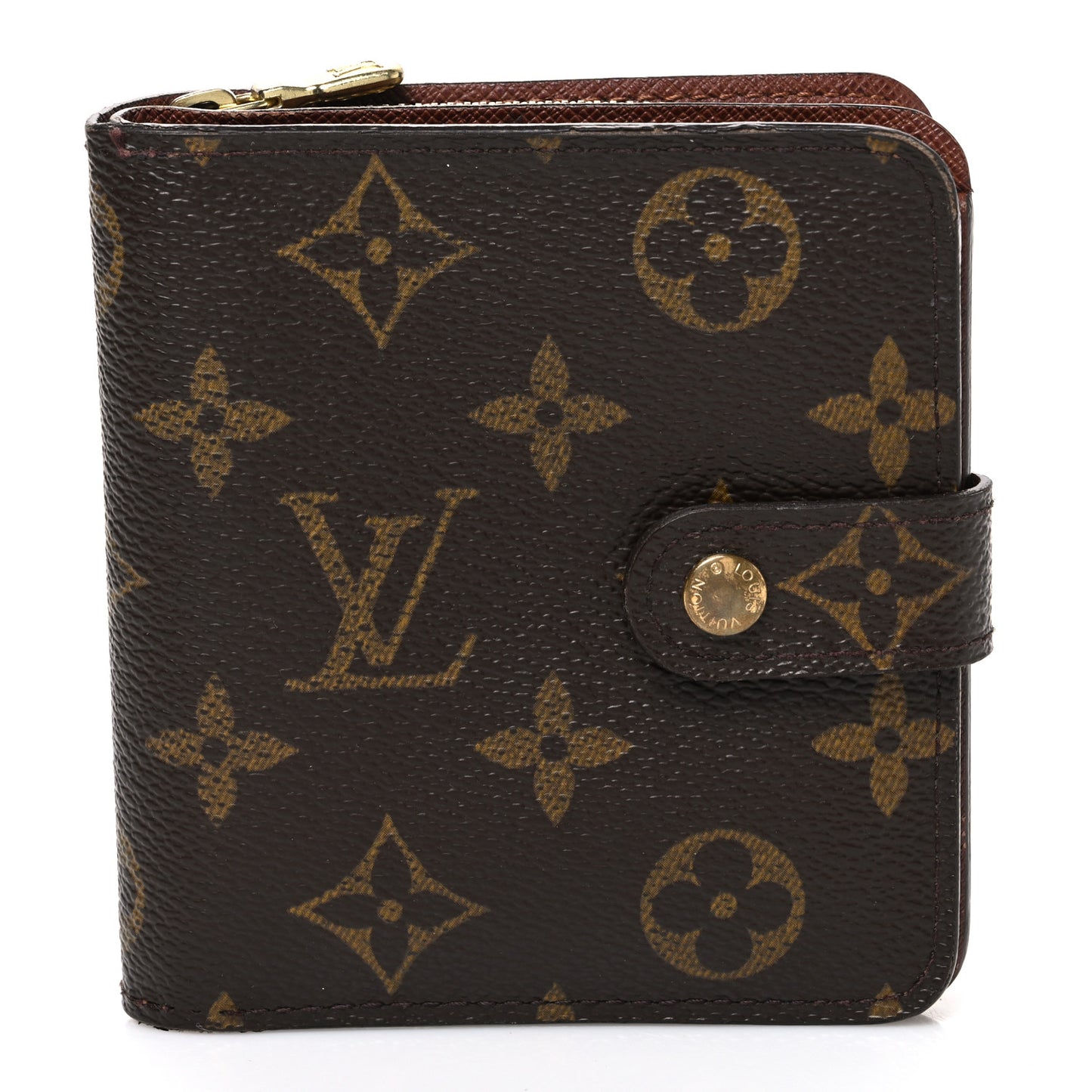 Monogram Compact Zippe Zipped Wallet