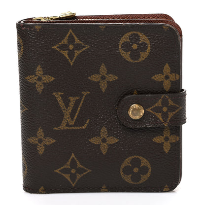 Louis Vuitton Monogram Compact Zippe Zipped Wallet 1 of 11