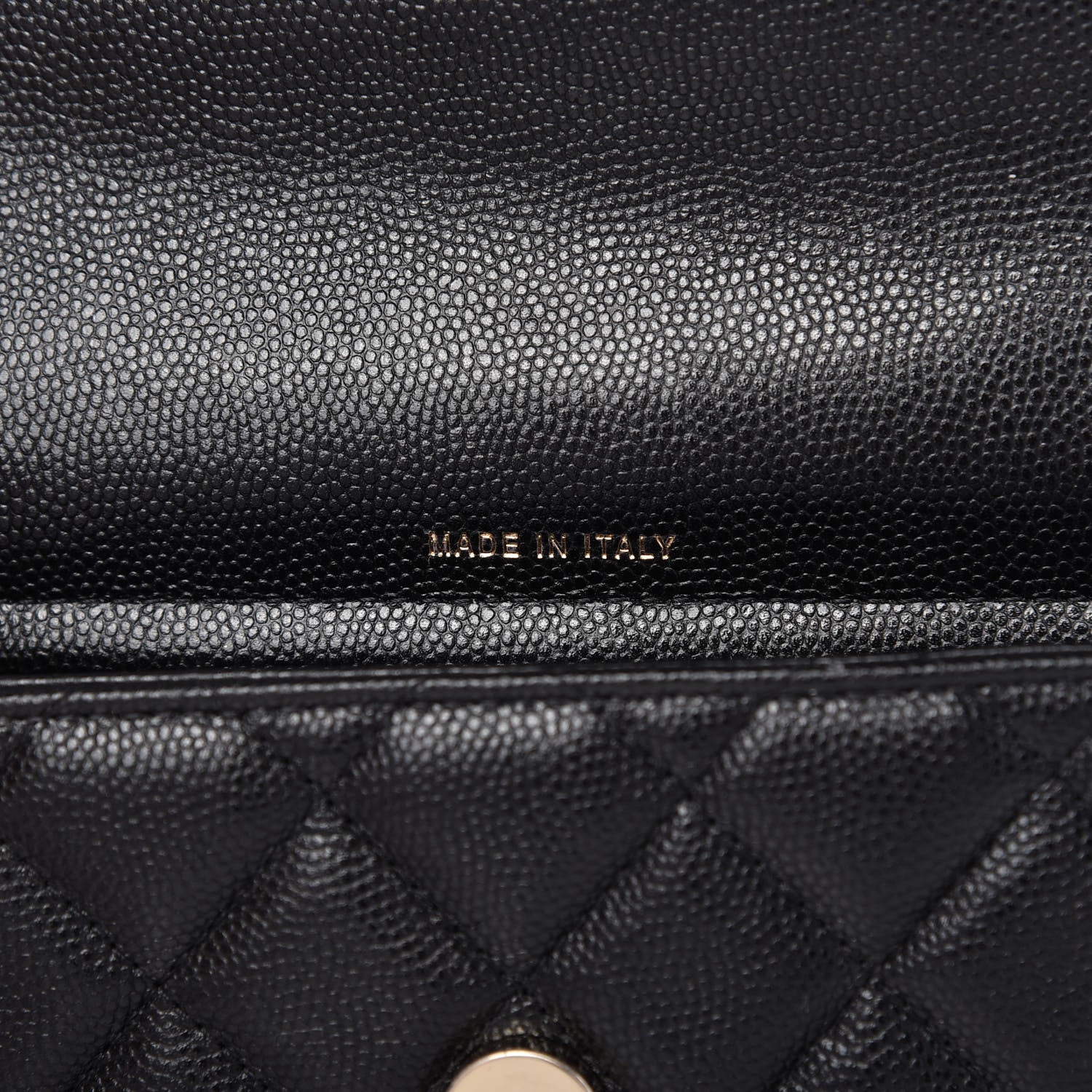 Chanel Caviar Quilted Flap Phone Holder With Chain Black 9 of 12
